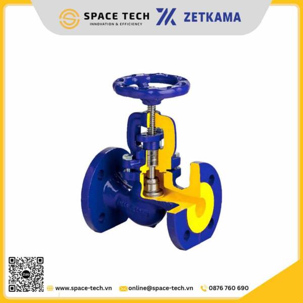 ZETKAMA - Van cầu tết chèn 215/ 215A/ 215C/ 215F PN16/PN25/PN40