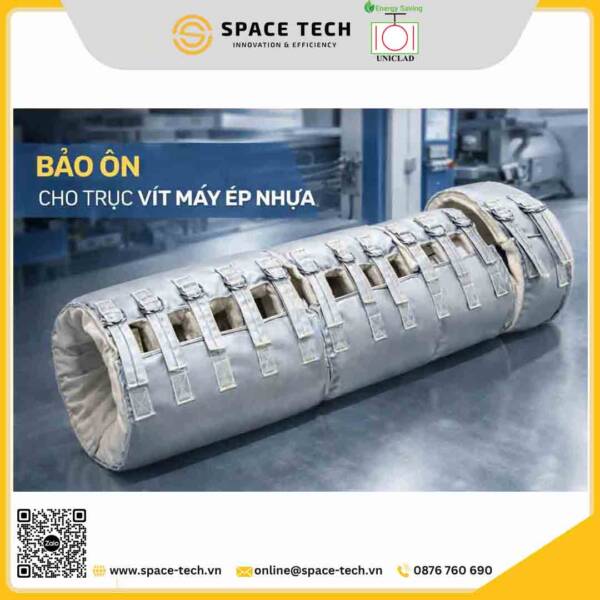 UNICLAD - Bảo ôn cho máy ép nhựa