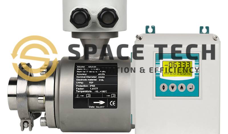 Sanitary type magnetic flow meter 2