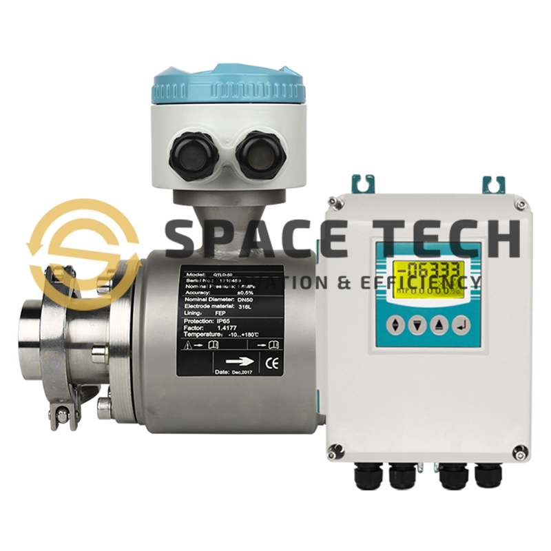 Sanitary type magnetic flow meter 2