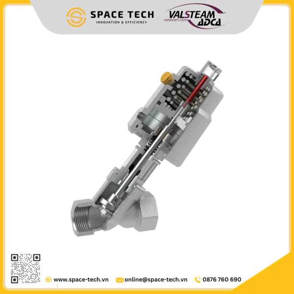 Valsteam ADCA - Van góc điều khiển khí nén PAV21 - Image 2