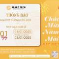 Thông Báo Lịch Nghỉ Tết Dương Lịch 2025