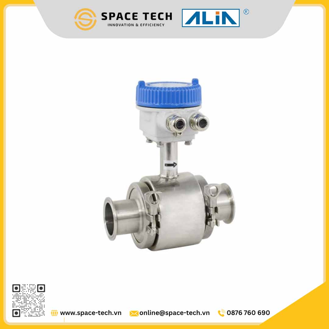 ALIA - Đồng hồ lưu lượng điện từ vi sinh AMF601 1 ALIA - Đồng hồ lưu lượng điện từ vi sinh AMF601