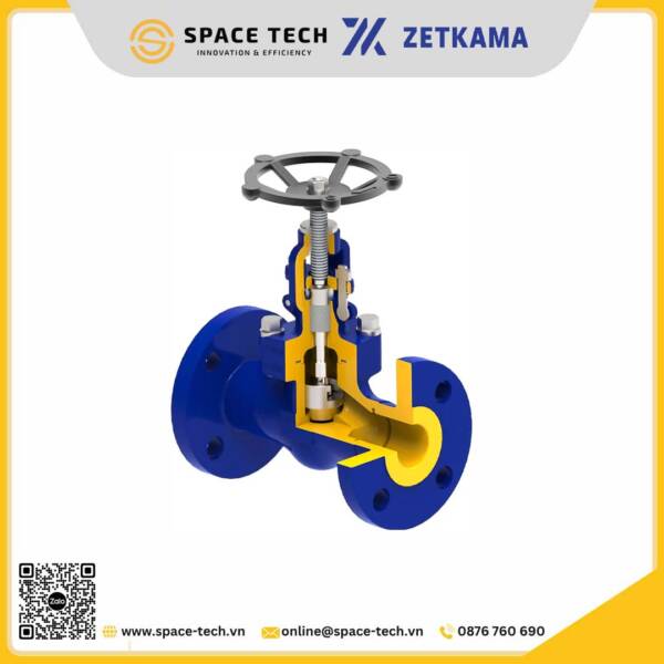 Globe Valve Zetkama 208
