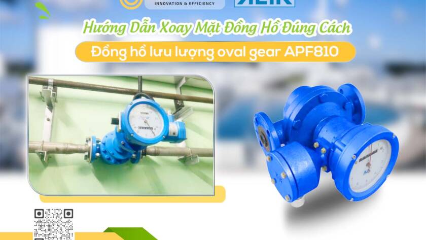 Dong ho luu luong oval gear APF810