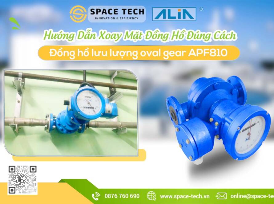 Dong ho luu luong oval gear APF810
