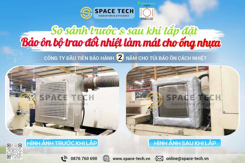 So Sánh Trước & Sau Khi Lắp Đặt Bảo Ôn Bộ Trao Đổi Nhiệt Làm Mát Cho Ống nhựa 2 571998149 122242365644159771 324589733011222910 n
