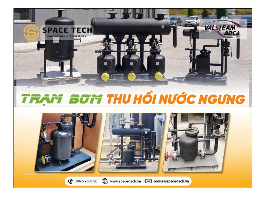 Lợi Ích Của Việc Thu Hồi Nước Ngưng Trong Hệ Thống Hơi Nước Bão Hòa 5 Tram thu hoi hoi 1
