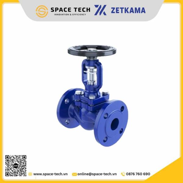 ZETKAMA - Van cầu bellow seal 234A DN25 PN16