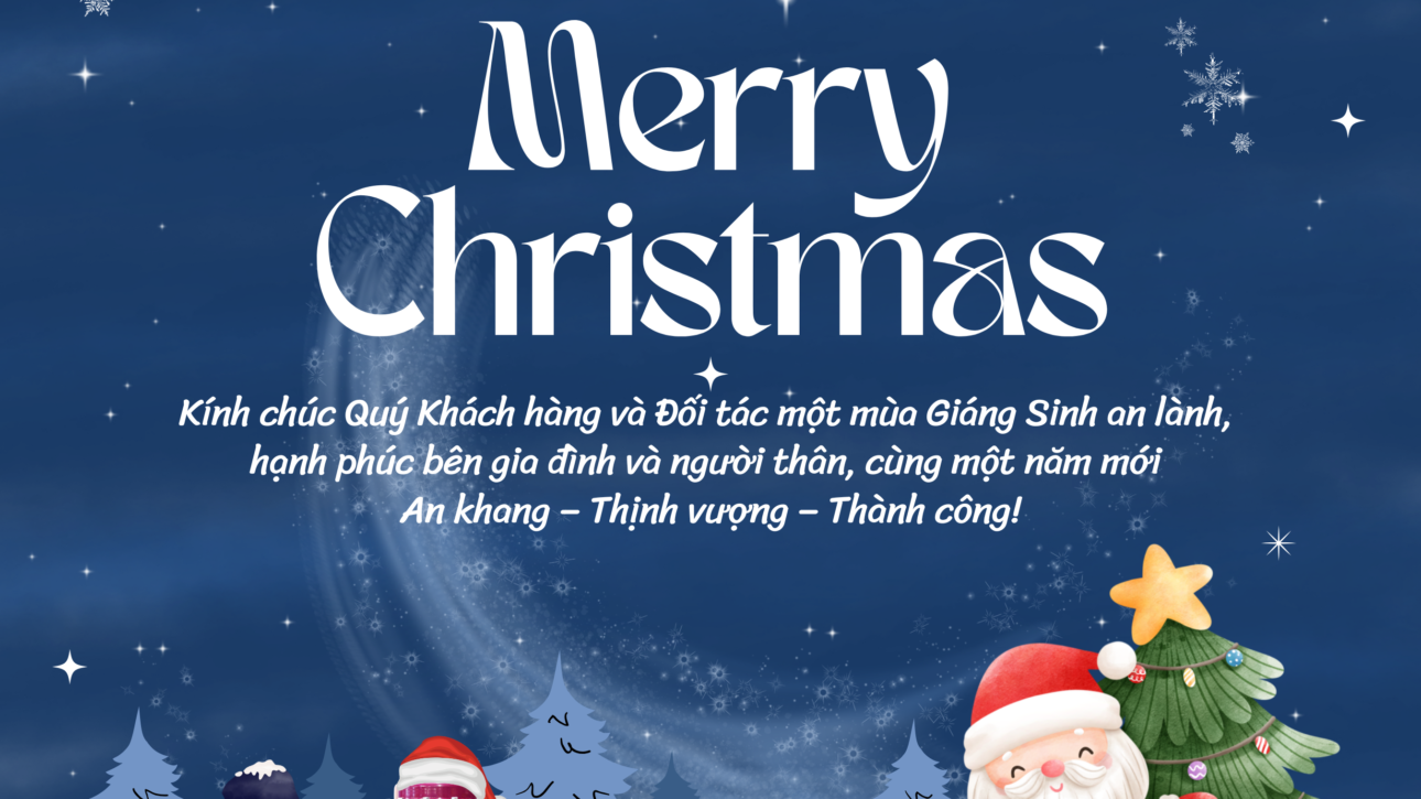 Blue and White Minimalist Modern Merry Christmas Instagram Post 5