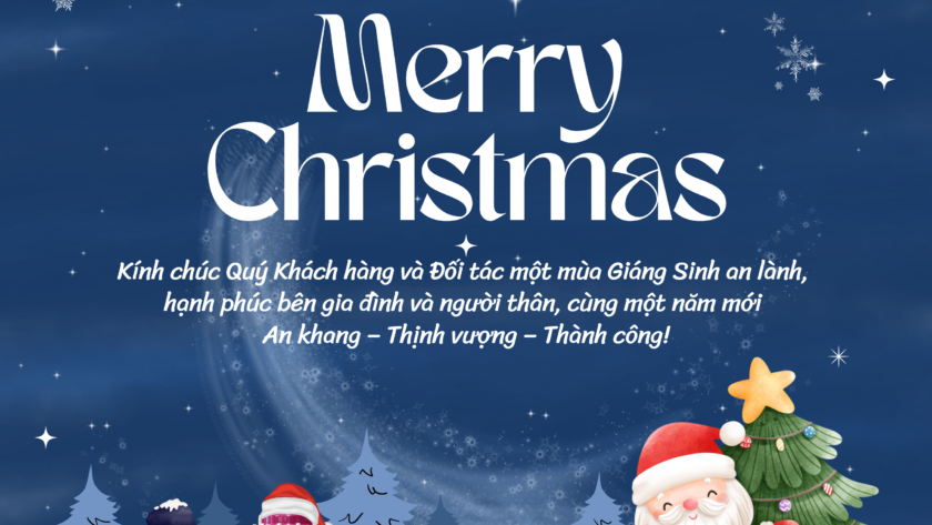 Blue and White Minimalist Modern Merry Christmas Instagram Post 5