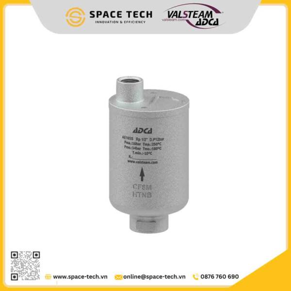 Valsteam ADCA - Automatic air and gas vents for liquid systems AE16SS