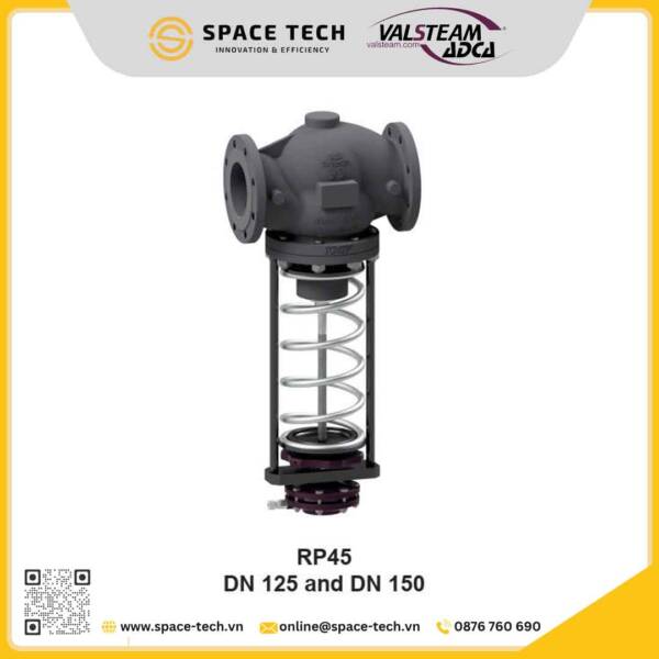 Valsteam ADCA - Pressure reducing valve RP45 DN125 , DN150