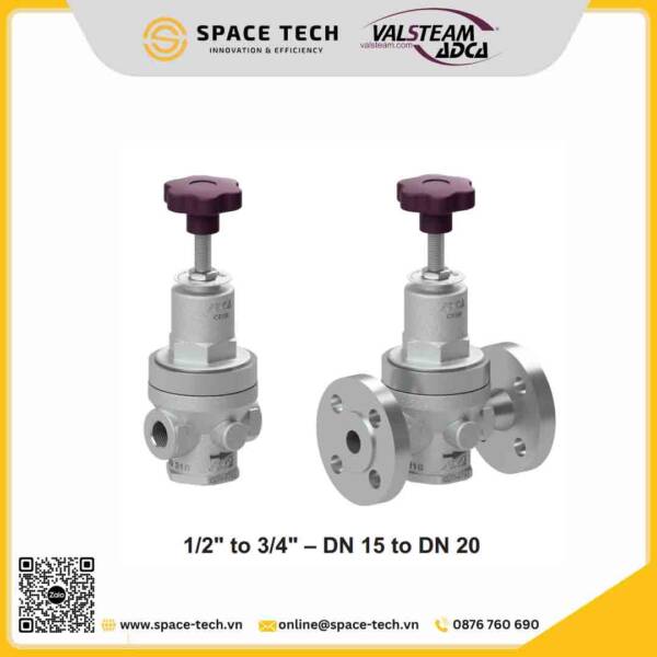Valsteam ADCA - Piston sensing pressure sustaining valves PS31SS
