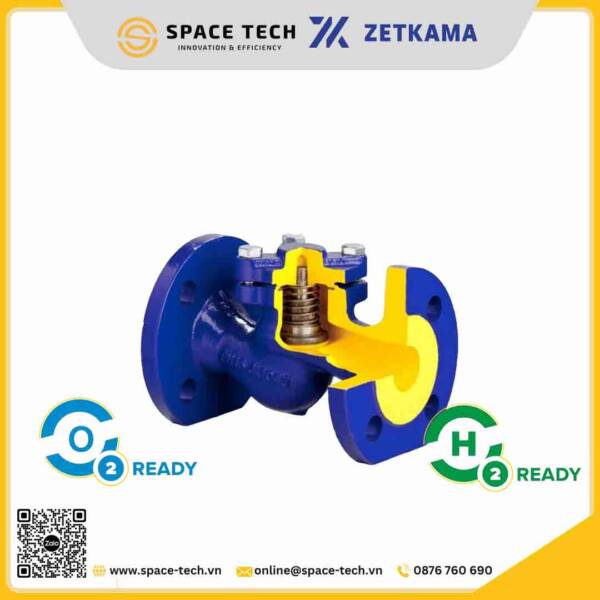 ZETKAMA - Van 1 chiều 287F PN40
