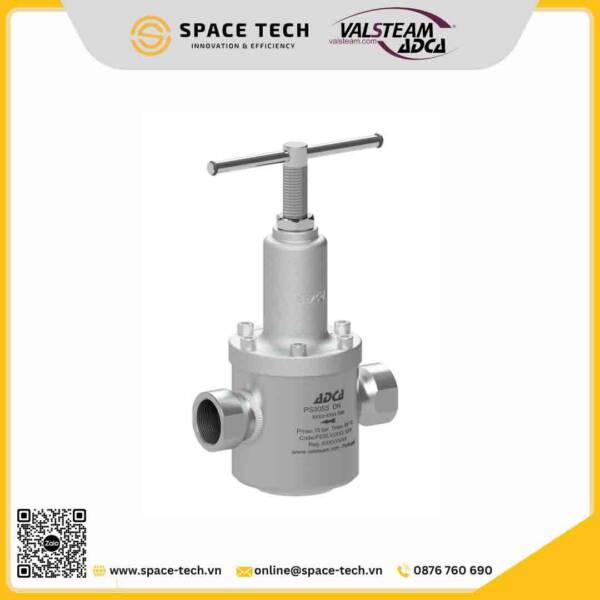 Valsteam ADCA - Diaphragm sensing pressure sustaining valves PS30SS DN 25 - DN 50