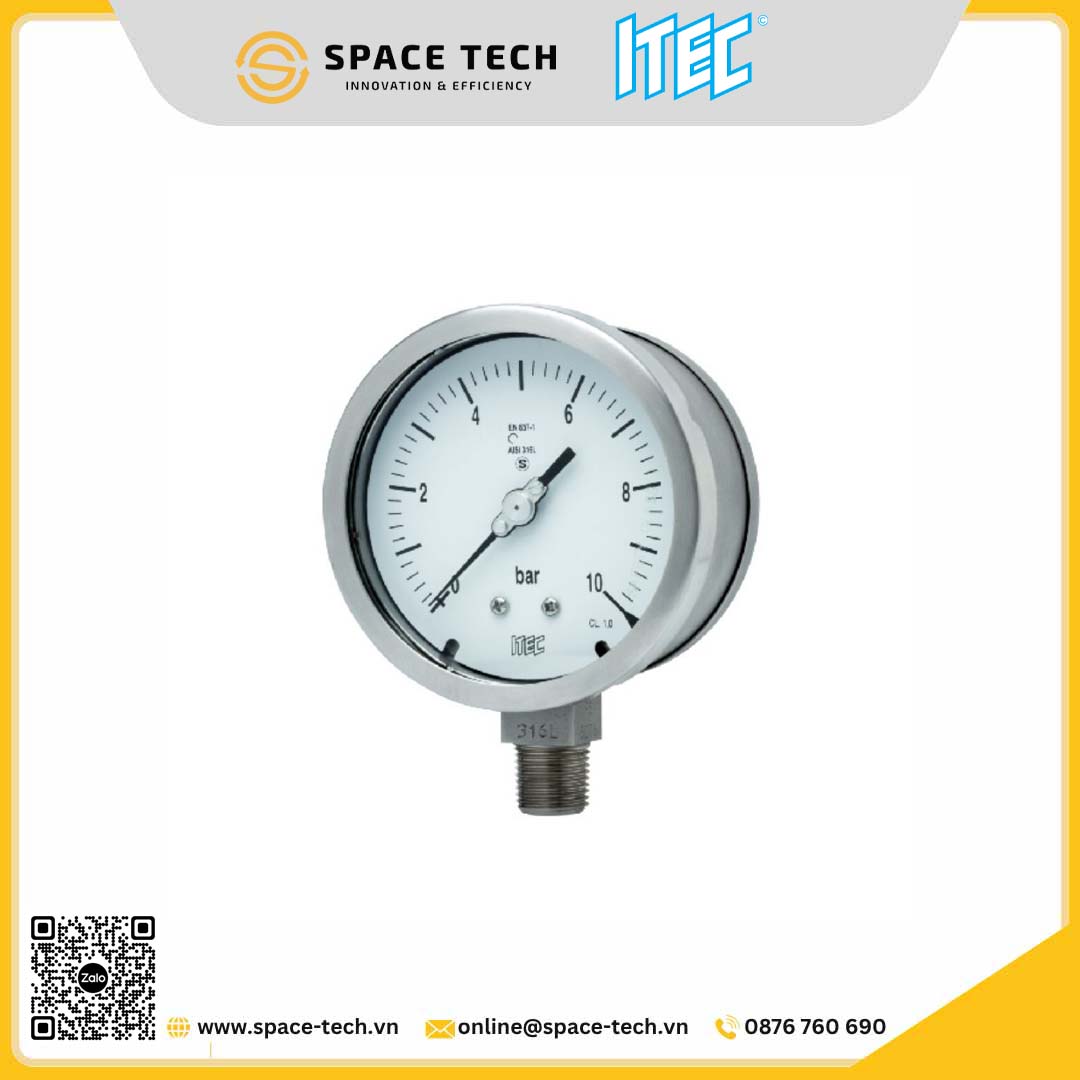ITEC – Đồng hồ đo áp suất P201 1 ITEC – Đồng hồ đo áp suất P201