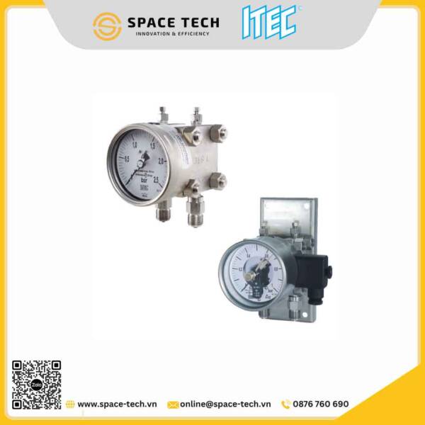 ITEC – Double diaphragm differential pressure gauge P301