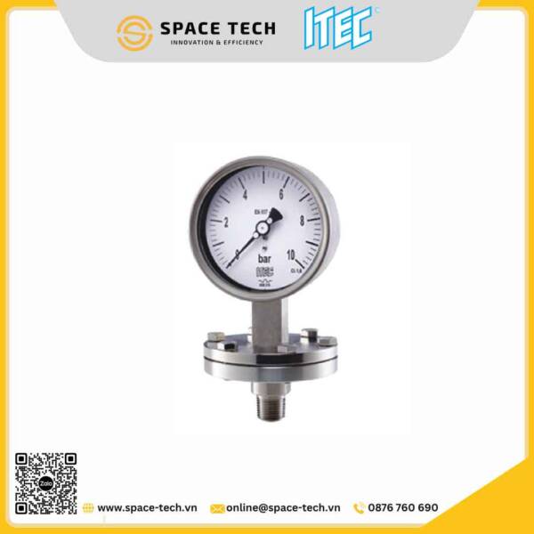 ITEC – Diaphragm Pressure Gauge P604