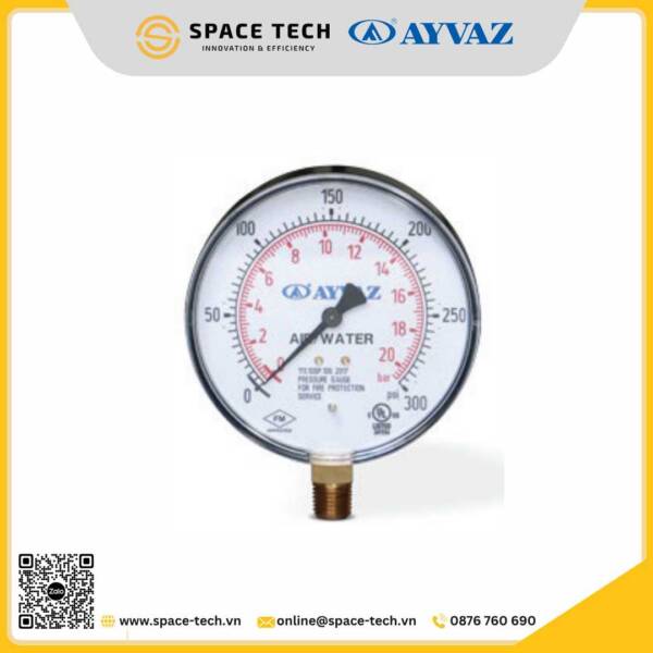 AYVAZ - Đồng hồ đo áp suất 110.10SP