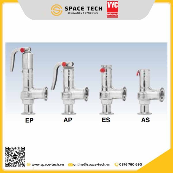 VYC - Van an toàn vi sinh kết nối clamp 694EP/ AP/ ES/ AS